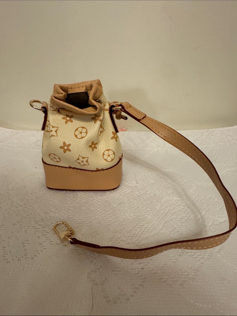 Monogram Mini Bag Charm - Picture 3 of 6